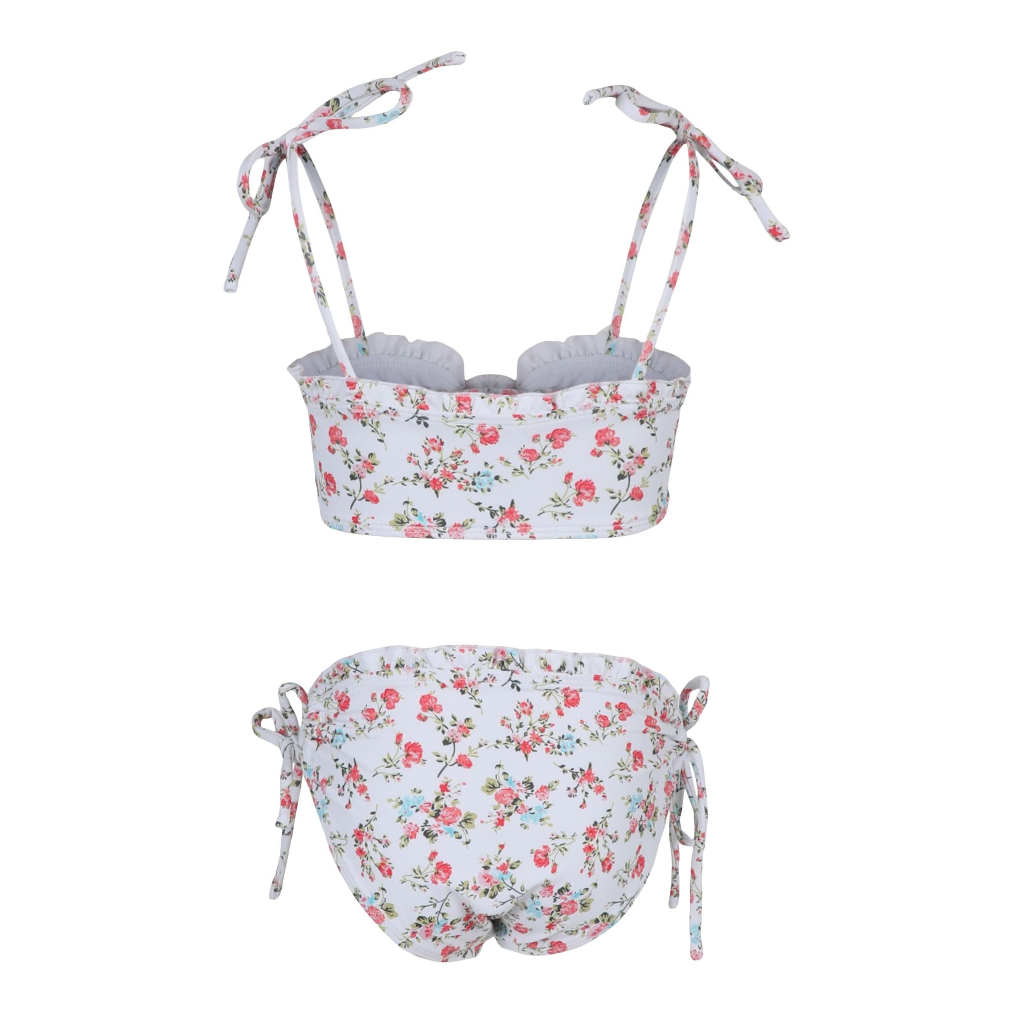 2pc Floral Ruffle Bikini - Denny's