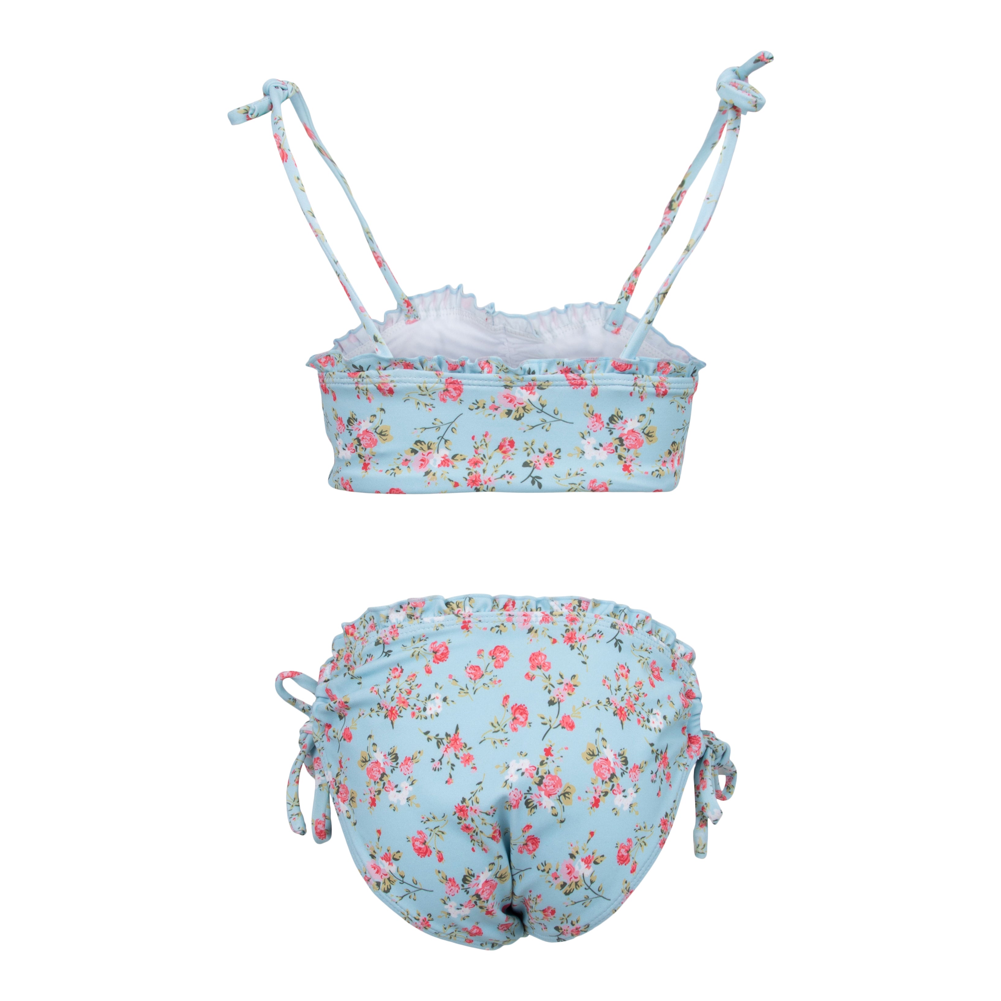 2pc Floral Ruffle Bikini - Denny's