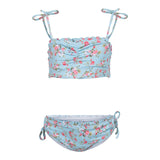 2pc Floral Ruffle Bikini - Denny's