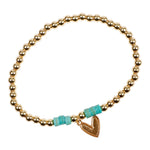 Hear, Moon, & Star Multi Strand Ball Bracelet - Denny's
