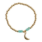 Hear, Moon, & Star Multi Strand Ball Bracelet - Denny's