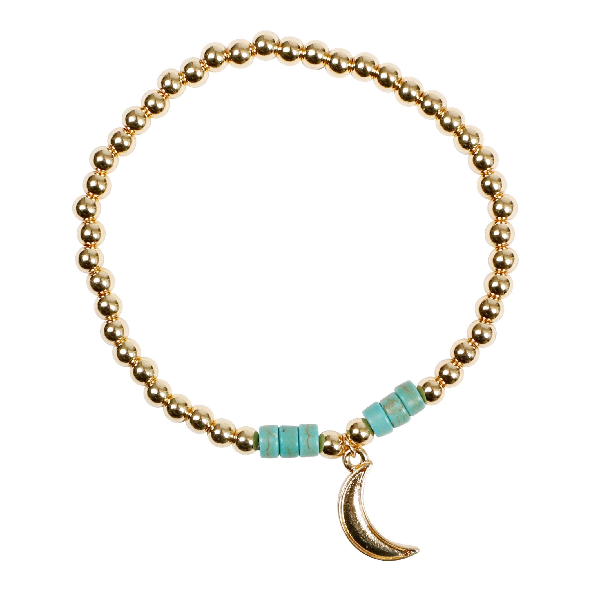 Hear, Moon, & Star Multi Strand Ball Bracelet - Denny's