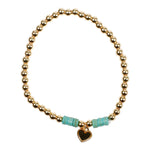 Hear, Moon, & Star Multi Strand Ball Bracelet - Denny's
