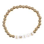 Smiley, XOXO & Smile Gold Ball Bracelet Set - Denny's