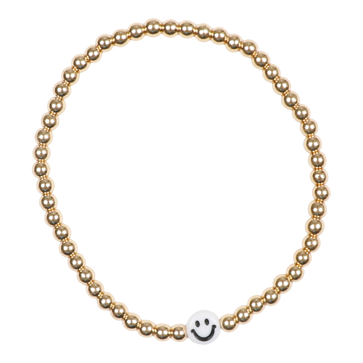 Smiley, XOXO & Smile Gold Ball Bracelet Set - Denny's