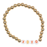 Smiley, XOXO & Smile Gold Ball Bracelet Set - Denny's