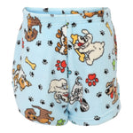 Dogs and Paws Blue Short - Denny's