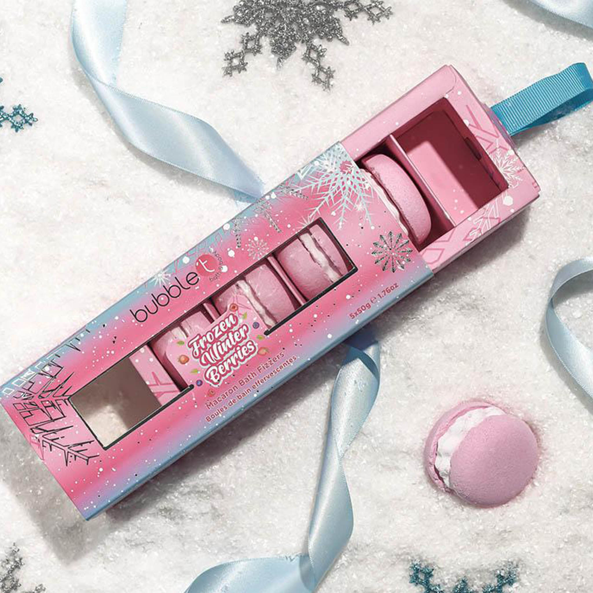 Frozen Winter Berries Mini Macaroon Bath Fizzer Gift Set - Denny's