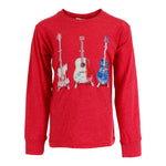 Long Sleeve Tee with Guitar - Denny's