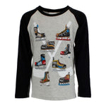 Hockey Skate Raglan - Denny's
