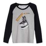 Hockey Skates Raglan Tee - Denny's