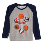 Multi Basketball Raglan Tee - Denny's