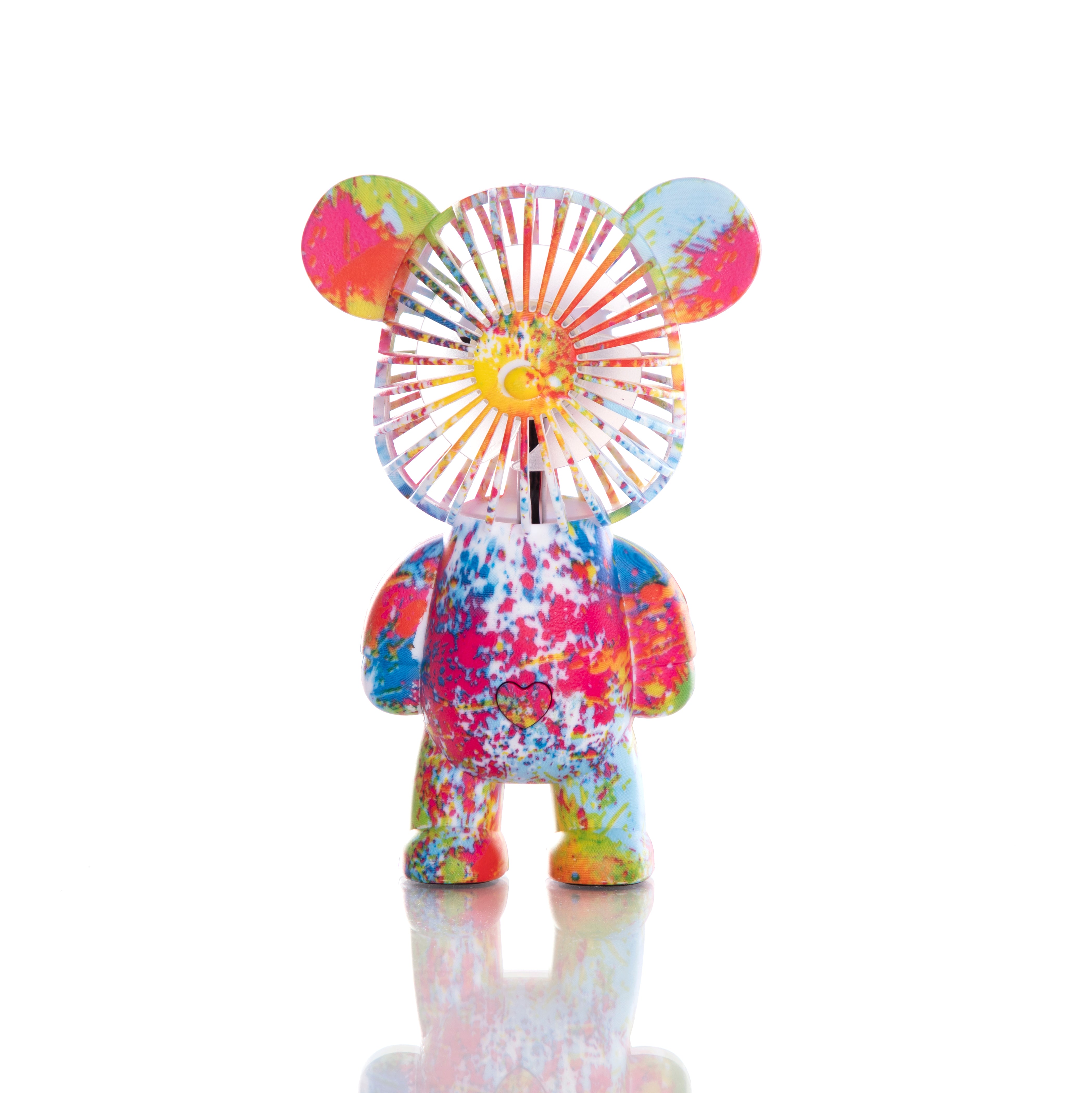 Bright Tie Dye Bear Fan - Denny's