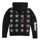 Zip Hoody with Star back & Apple Rhinestud - Denny's