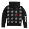 Zip Hoody with Star back & Apple Rhinestud - Denny's