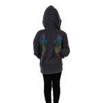 Zip Jacket with Rhinestone Wing - Denny's