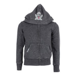 Burnout Fleece Zip Hoodie with Emojis - Denny's
