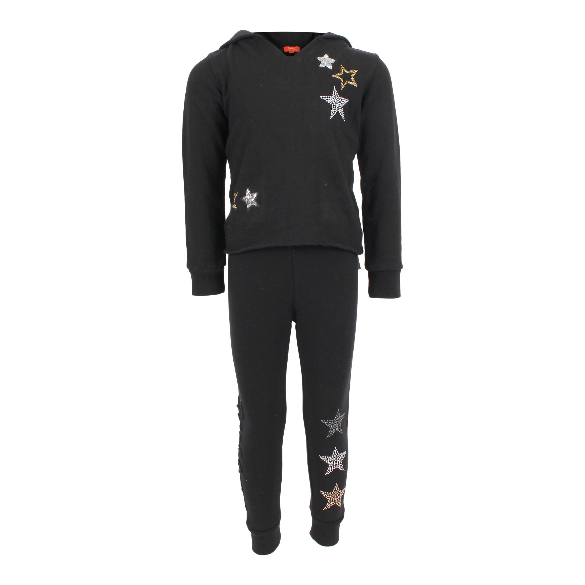 2 Piece Fleece Pullover Hoodie/Jogger Set with Stars - Denny's