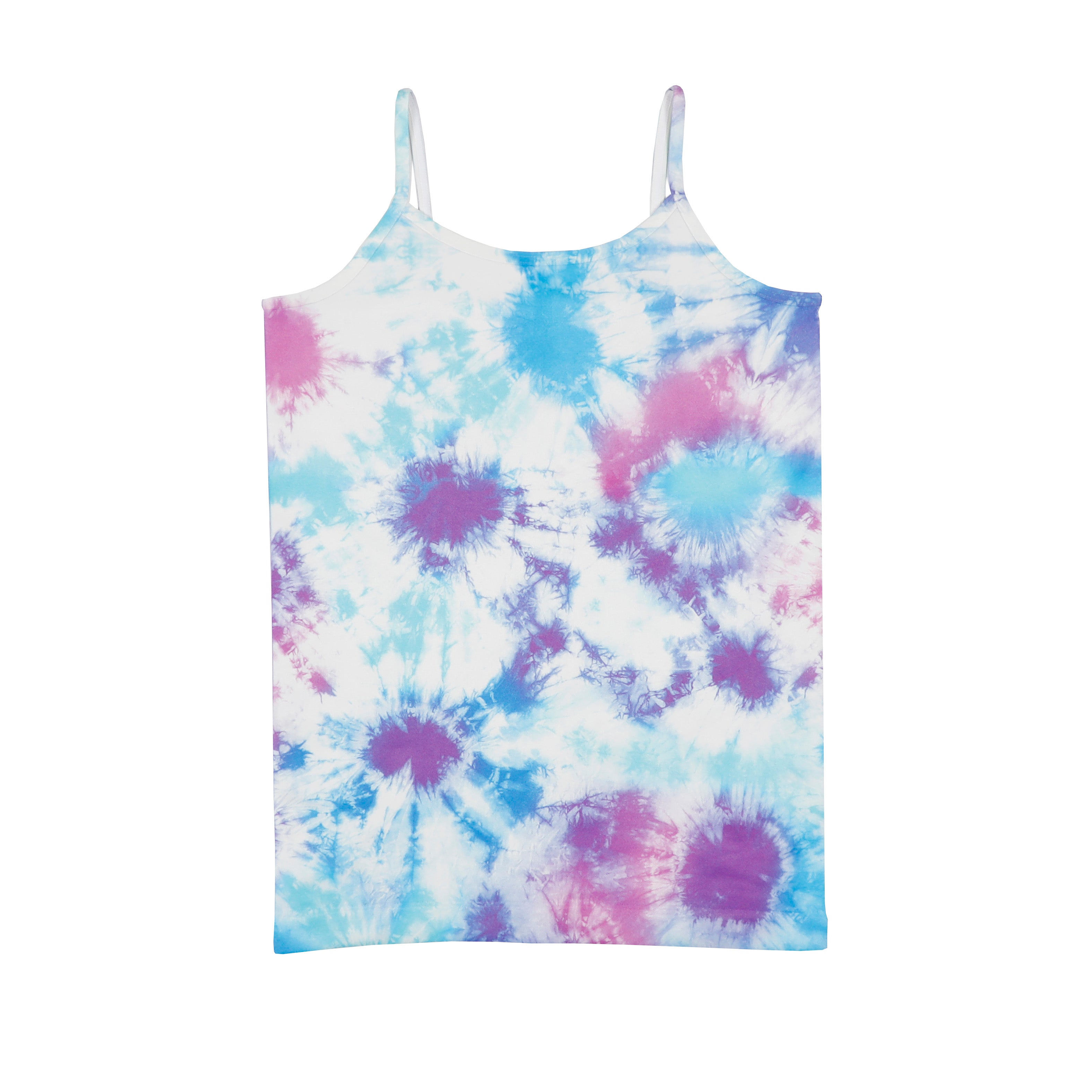 Tie Dye Blue Turq Purple Full Cami 4-6X - Denny's