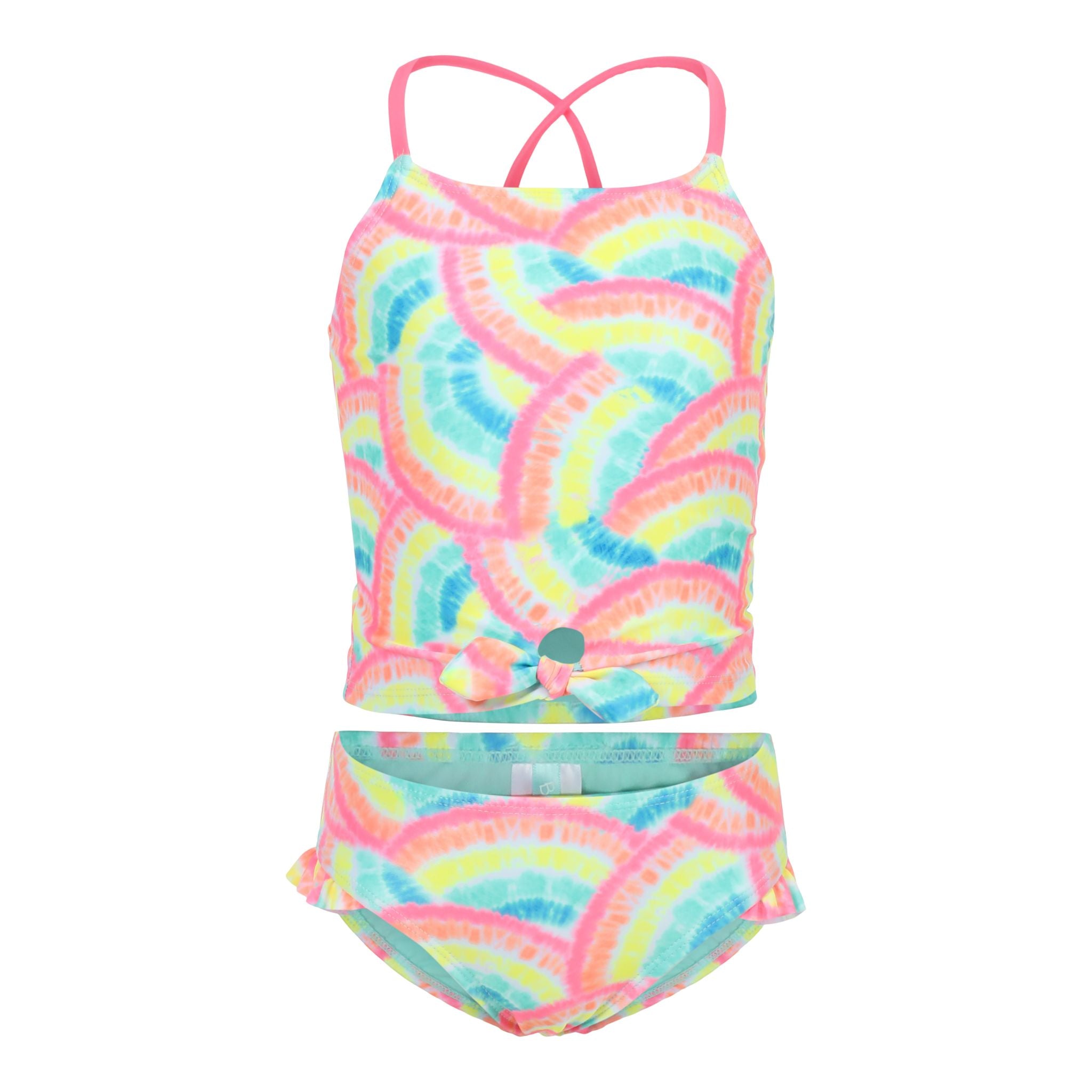 2pc Rainbow Love Tie Dye Tankini - Denny's