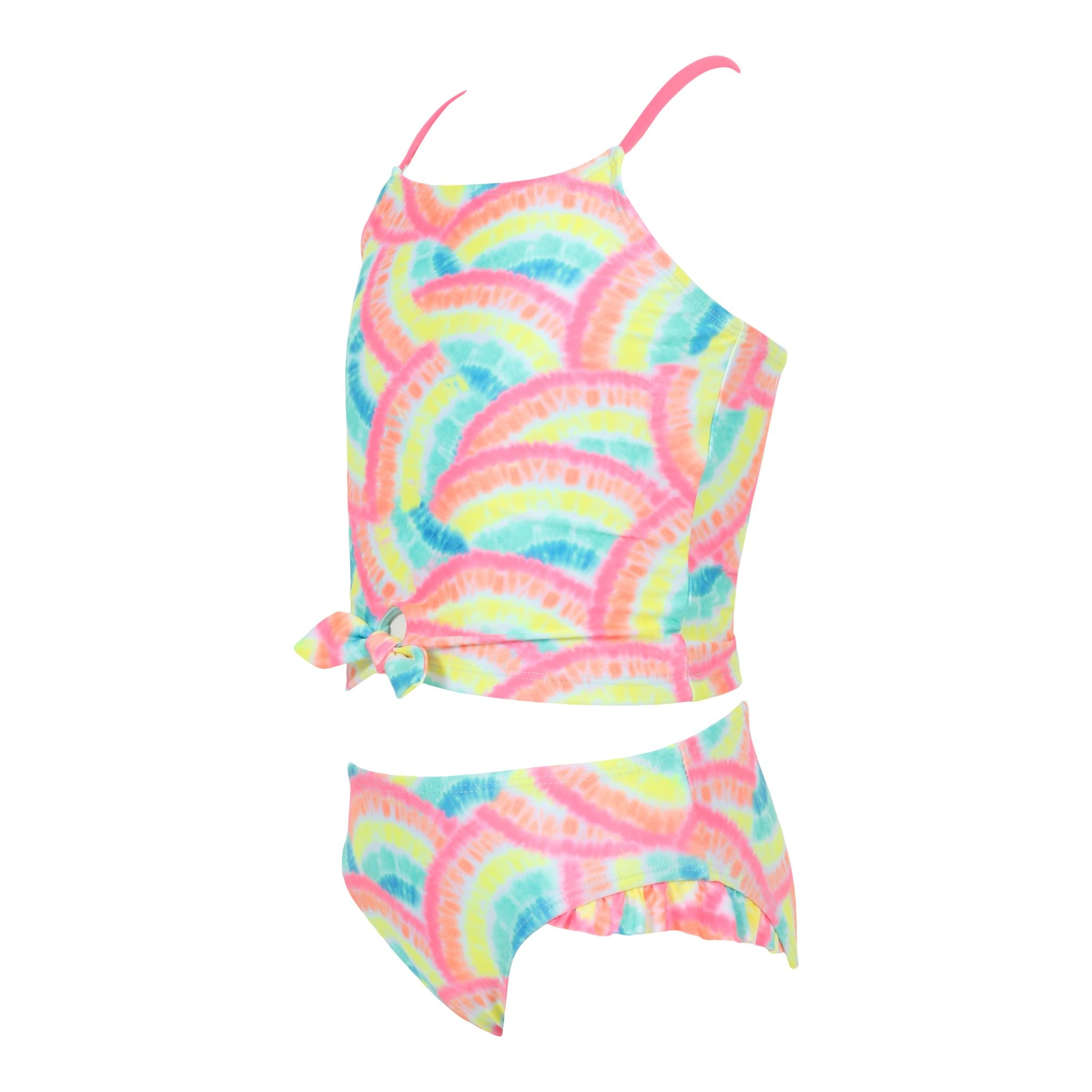 2pc Rainbow Love Tie Dye Tankini - Denny's