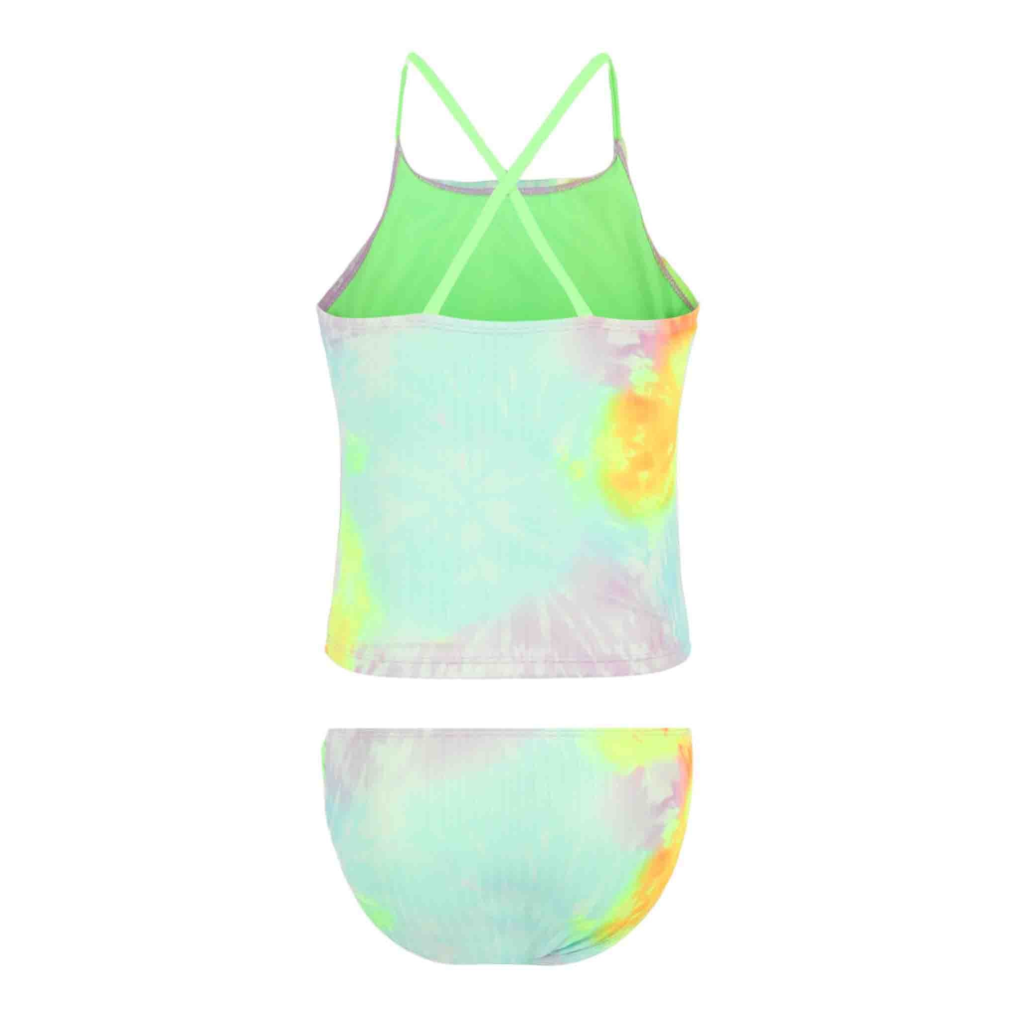 Tie Dye Sweet Surf Tie Front Tankini - Denny's