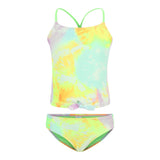 Tie Dye Sweet Surf Tie Front Tankini - Denny's