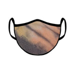 Orange, Black, Yellow Tie Dye Mask - Denny's