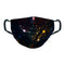 Blk w Metallic Stars Mask - Denny's