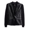 Clia Vegan Leather Layered Blazer - Denny's