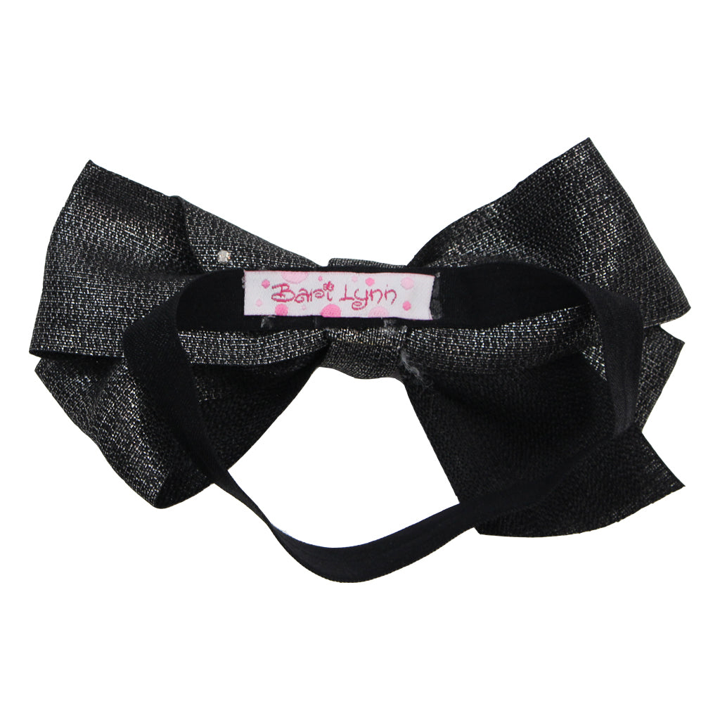 Headband with Stones Black Bow - Denny's