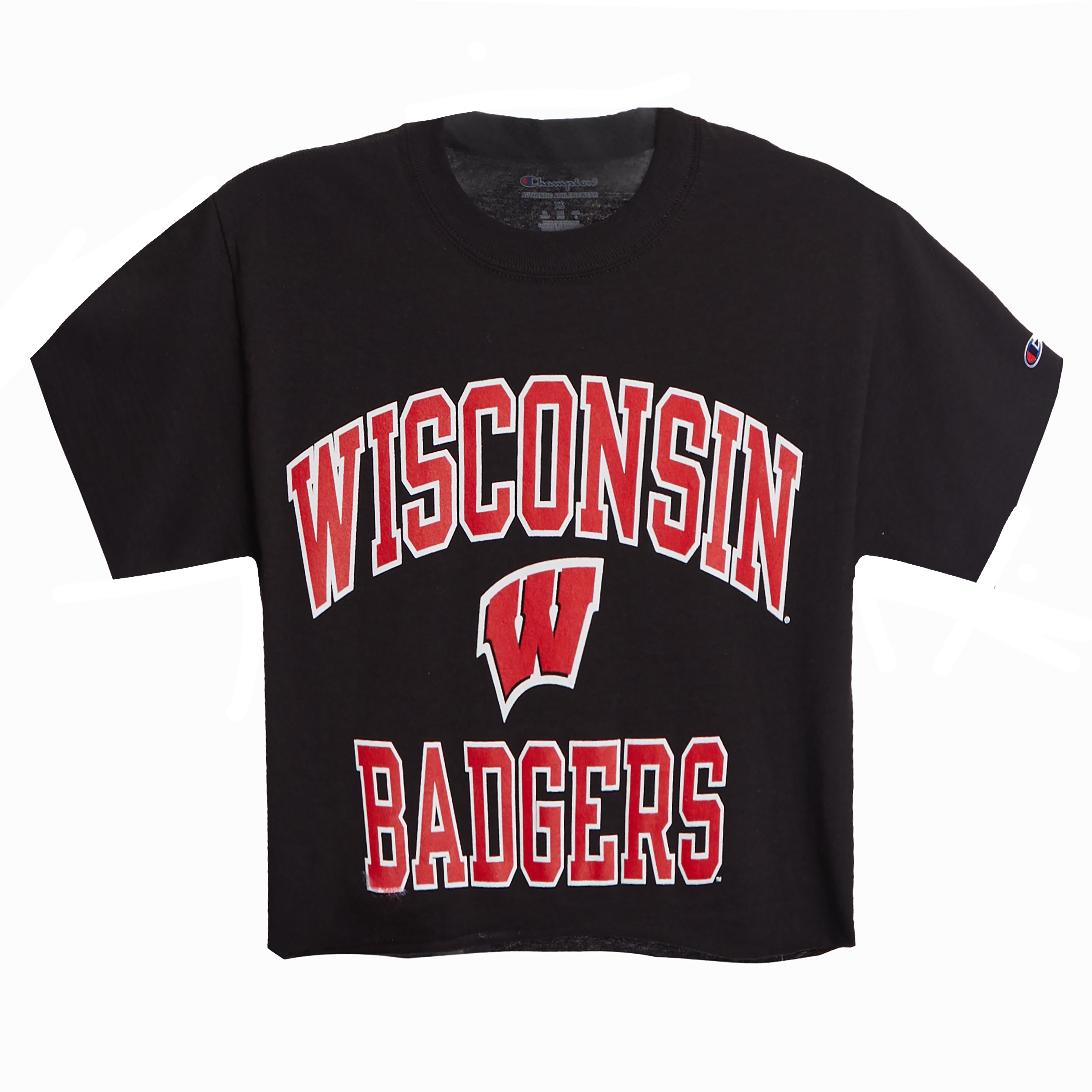 Wisconsin Boyfriend Crop Tee - Denny's