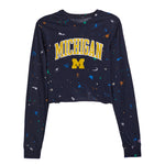 Michigan Splatter Crop Tee - Denny's