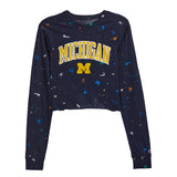 Michigan Splatter Crop Tee - Denny's