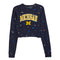 Michigan Splatter Crop Tee - Denny's