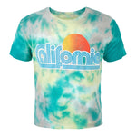 Tie Dye California Crop Tee - Denny's