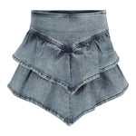 Denim Ruffle Skirt - Denny's