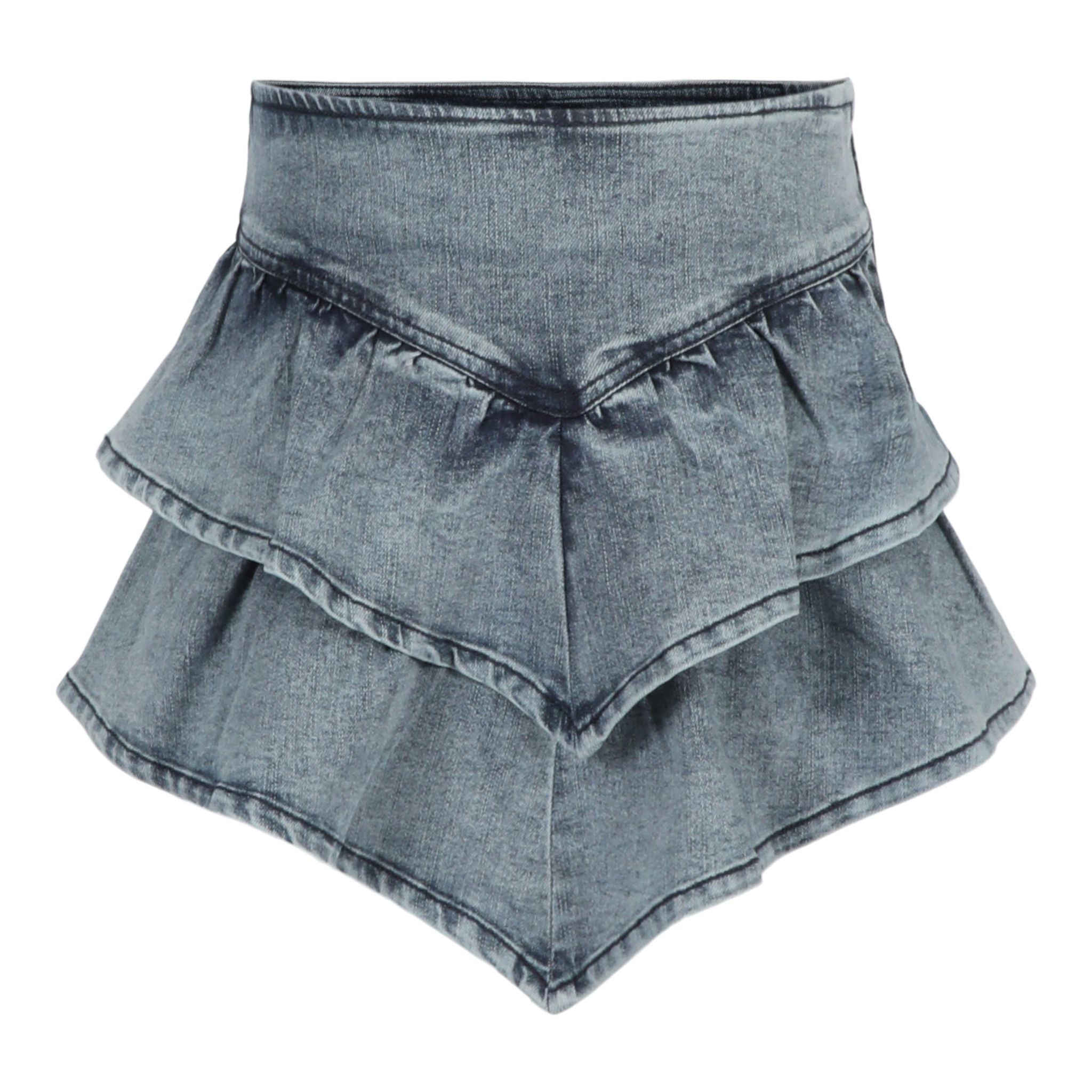 Denim Ruffle Skirt - Denny's
