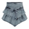 Denim Ruffle Skirt - Denny's