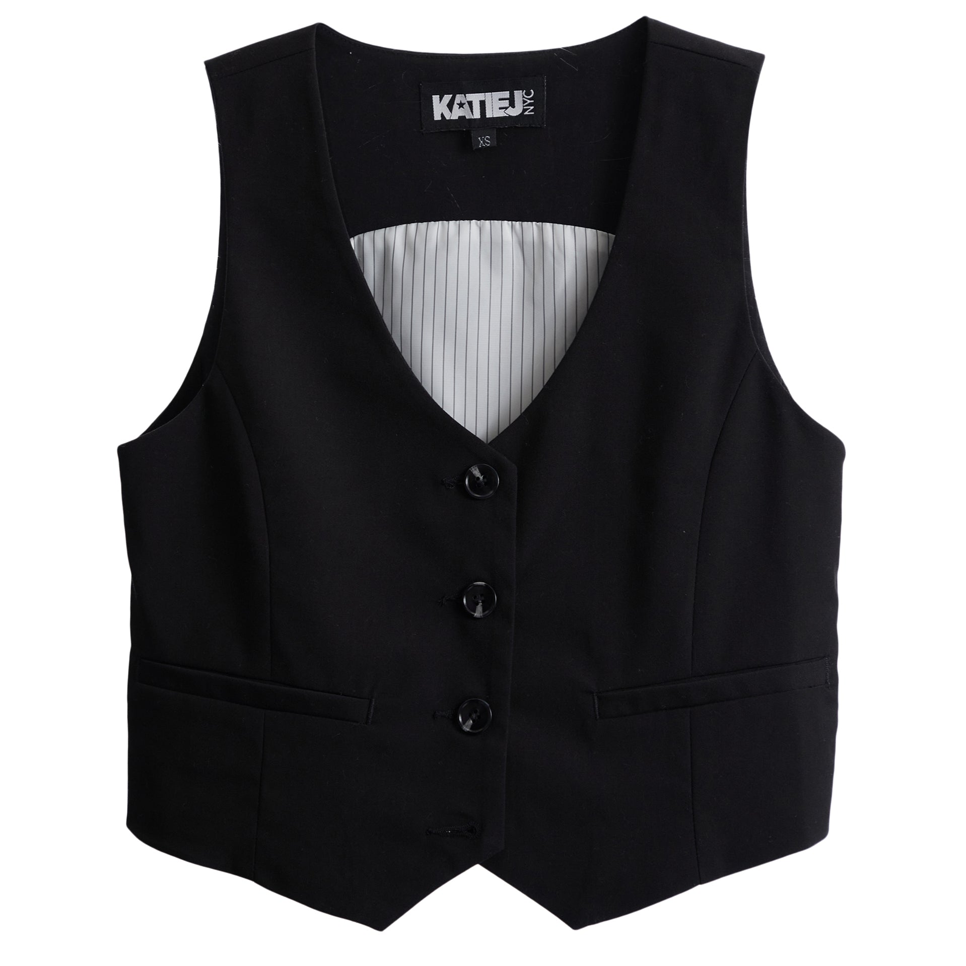 Caroline Solid Vest - Denny's