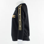 Sweatshirt with Gold Snap Down Arm with Gold Star - Denny's
