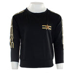 Sweatshirt with Gold Snap Down Arm with Gold Star - Denny's