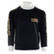 Sweatshirt with Gold Snap Down Arm with Gold Star - Denny's