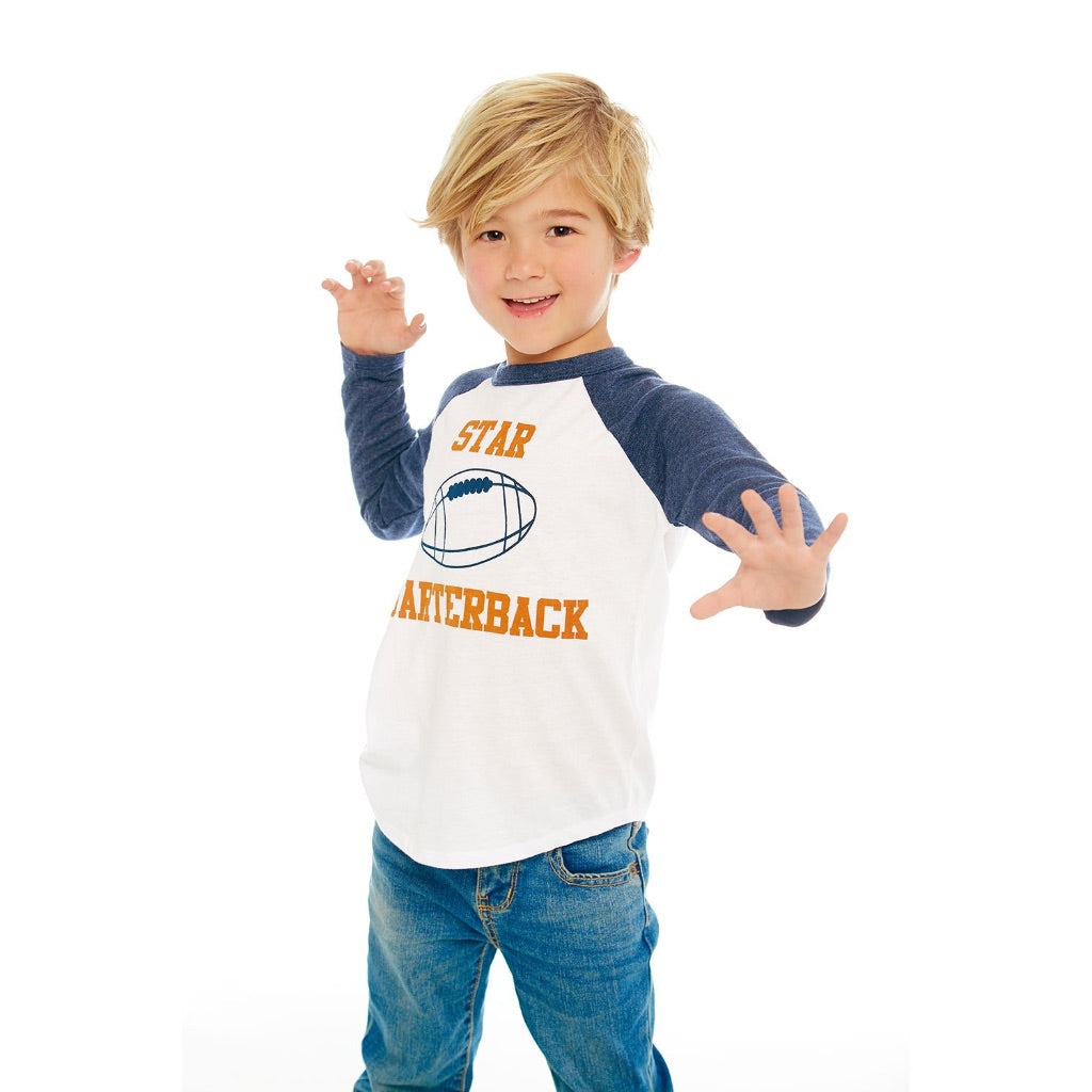 Star Quarter Back Raglan - Denny's