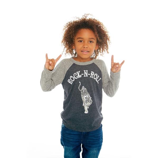 Rock n Roll Tiger Raglan - Denny's