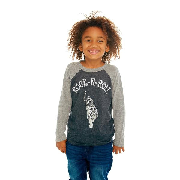 Rock n Roll Tiger Raglan - Denny's