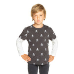 Skull Bones Layer Tee - Denny's