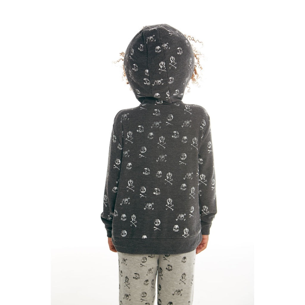 Skull Toss Full Zip Sweatshirt - Denny's