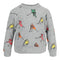 All Over Hockey Player Hacci Sweatshirt - Denny's