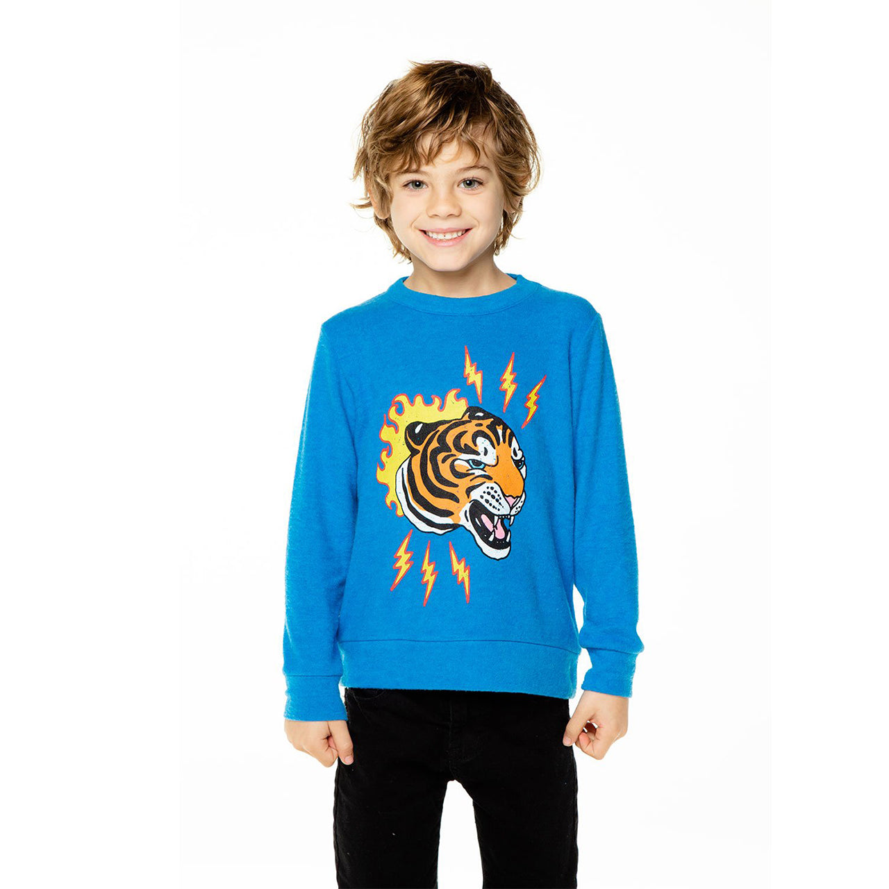 Tiger Long Sleeve Crew - Denny's